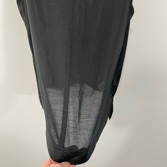 Varley Mariposa Tissue Jersey Tank Black Size SMALL - Picture 9 of 12